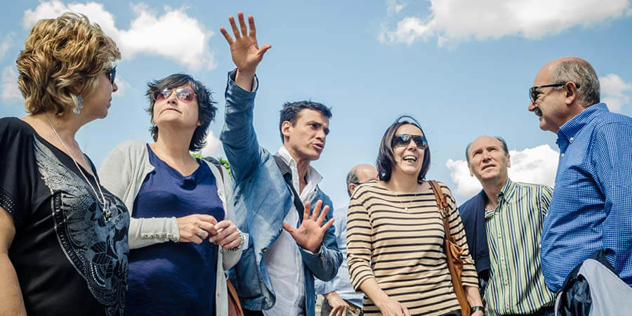 Group of travellers in Antwerpen